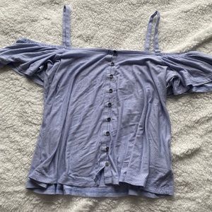 Striped Off the Shoulder Top